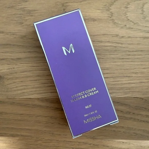 NWT Missha Perfect Cover Serum BB Cream in No. 27 Honey Beige - Picture 1 of 6